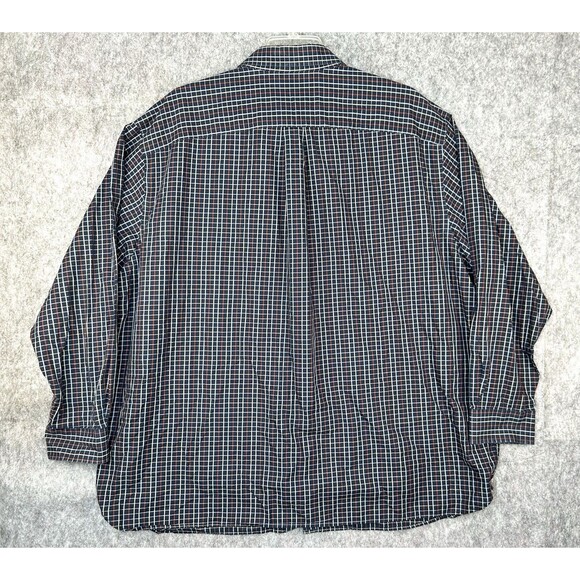 Daniel Cremieux Signature Button Down Shirt Men’s 3XL Check Long Sleeve Cotton - Picture 4 of 9